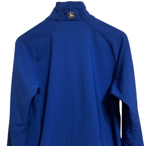 Marmot Women's Blue 1/4 Zip Pullover Jacket, Chest Pocket, Long Sleeves, Size SP - Picture 9 of 12